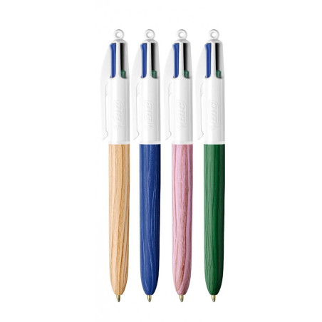 BOLI BIC 4 COLORS PASTEL FUSTA WOOD ASSORTITS