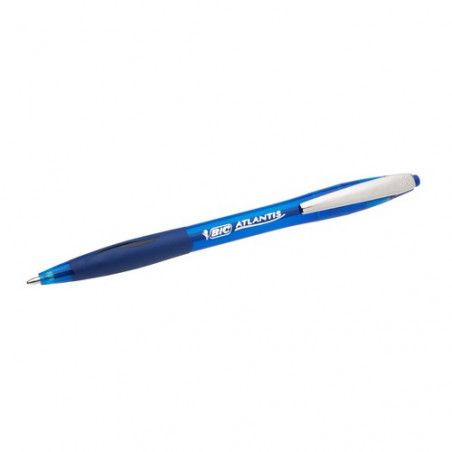 Bolígrafo retráctil 1 mm. Atlantis Soft  BIC azul