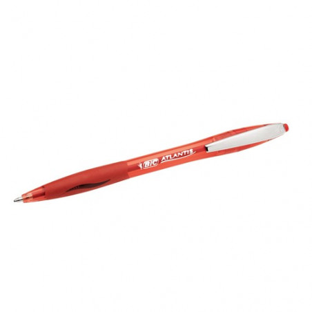 Bolígrafo retráctil 1 mm. Atlantis Soft  BIC negro