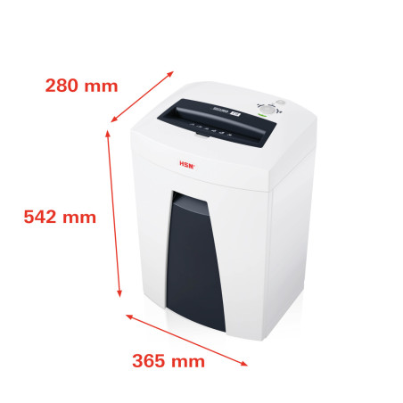 DESTRUCTORA (  9 fulls) MC 25 litre HSM C18 P-4 (3,9x30) CONTINU