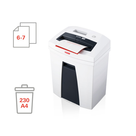 DESTRUCTORA (  7 fulls) MC 25 litres HSM C16 P-4 (4x25) CONTINUA