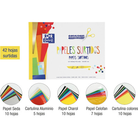 PAPER MANUALITATS 320x240 (42 FULLS ASSORTITS) SADIPAL S0400001