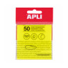 TACO NOTES ADH. 076X076 TRANSPARENT GROC (50f)