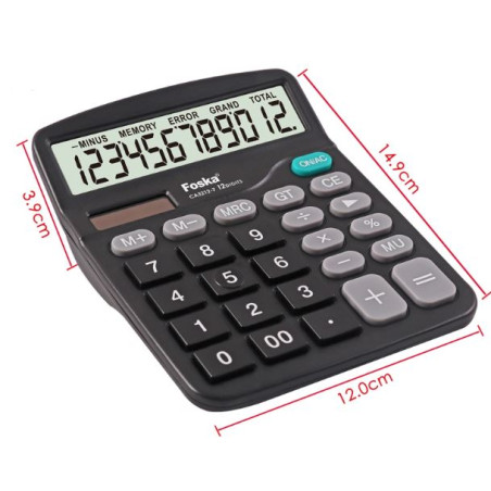 CALCULADORA SOBRETAULA 12D FOSKA CA3212-7 120x150