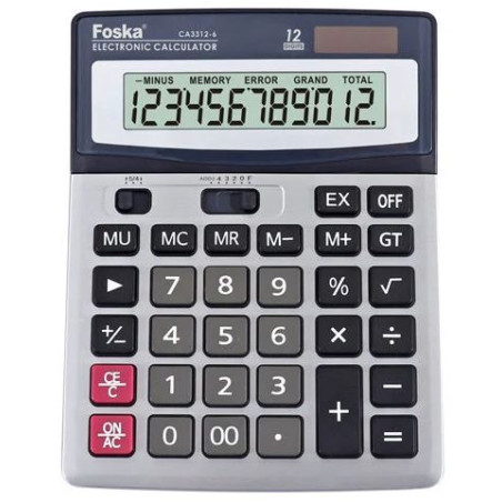 CALCULADORA SOBRETAULA 12D FOSKA CA3312-6 145x190