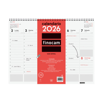 CALENDARI VADE ESP. S/V 420x305 APU. SP FINOCAM AÑO 2023 2