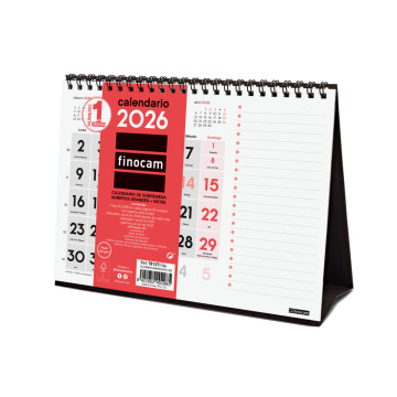 CALENDARI TAULA ESP. M/V 210x150 SP. NOTAS FINOCAM AÑO 2024