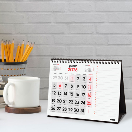 CALENDARI TAULA ESP. M/V 210x150 CATALA NOTES FINOCAM ANY 2024