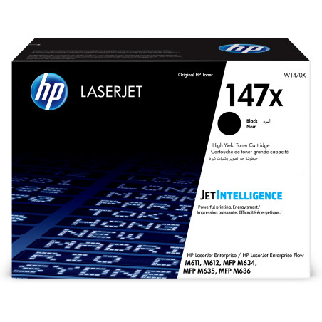 CARTUTX LASER H.P. (W1470X)(147X) NEGRE 25.200f