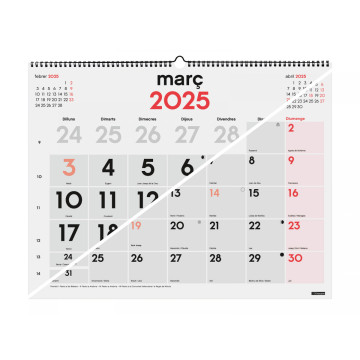CALENDARI PARED ESP. M/V 590x420 AP+NU CAT FINOCAM ANY 2024