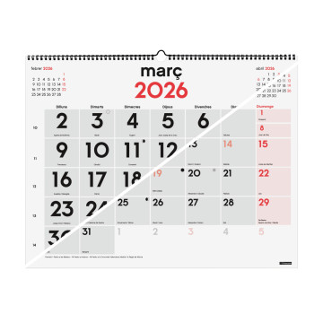 CALENDARI PARED ESP. M/V 590x420 AP+NU CAT FINOCAM ANY 2024