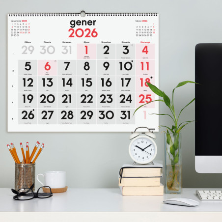 CALENDARI PARED ESP. M/V 590x420 AP+NU CAT FINOCAM ANY 2024