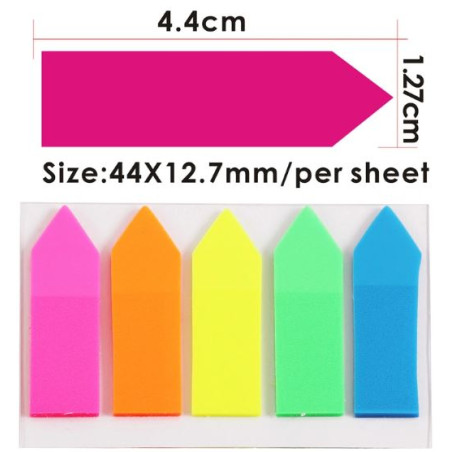 BANDERETES 12mm BL+GR+LI+VD+TAR FLETXA FOSKA (5x25u.)
