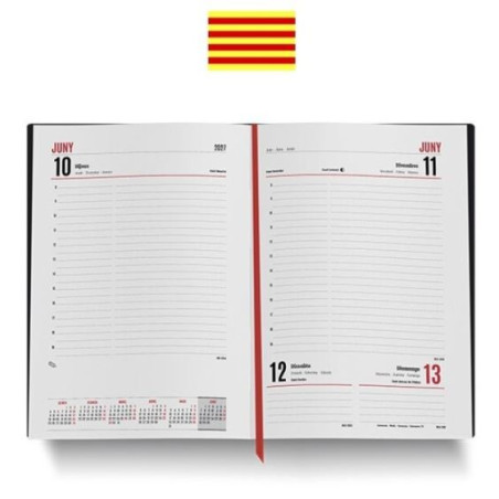 AGENDA JODSI 1DP 145x220 NEGRE (ECONOMICA ENCOLADA) CATALA ANY 2