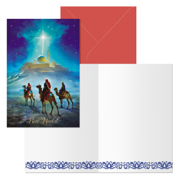 CHRISTMA 115x170 RELLEU METALIC ORLAS 300gr. + SOBRE CASTELLA