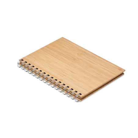 CUAD. ESP. FUSTA A5 BAMBU 70f RATLLAT PAPER KRAFT RECICLAT