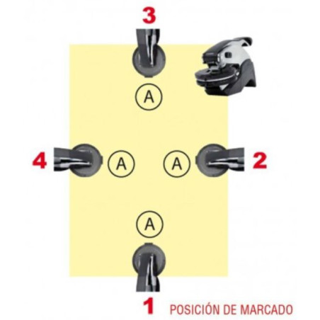 SEGELL RELLEU SEC D41mm PERSONALITZAT fins 300grms.