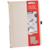 PLACA PINÇA A4 PLEGABLE A A5 PLASTIC BLANC CLIPBOARD
