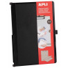 PLACA PINÇA A4 PLEGABLE A A5 PLASTIC NEGRE CLIPBOARD
