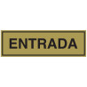 SENYAL EVACUACIO "ENTRADA" 165x045 ALUMINI DAURAT estandar