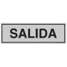 SENYAL EVACUACIO "SALIDA" 175x055 ALUMINI estandar