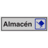SENYAL INFORMACIO "ALMACEN" 175x055 ALUMINI estandar