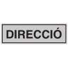 SENYAL INFORMACIO "DIRECCIO" 175x055 ALUMINI estandar