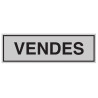SENYAL INFORMACIO "VENDES" 175x055 ALUMINI estandar