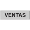 SENYAL INFORMACIO "VENTAS" 175x055 ALUMINI estandar
