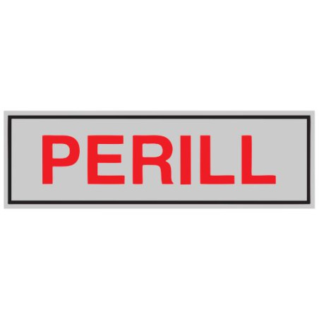 SENYAL PERILL "PERILL" 175x055 ALUMINI estandar