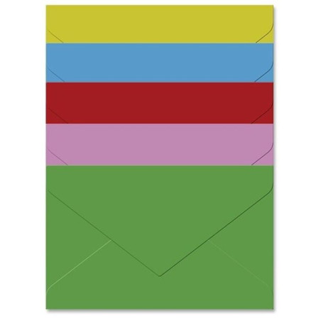 SOBRE COLOR 076x120 ASSORTITS (GROC,VERD,TARONJA,BLAU,VERMELL) (
