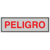 SENYAL PERILL "PELIGRO" 175x055 ALUMINI estandar