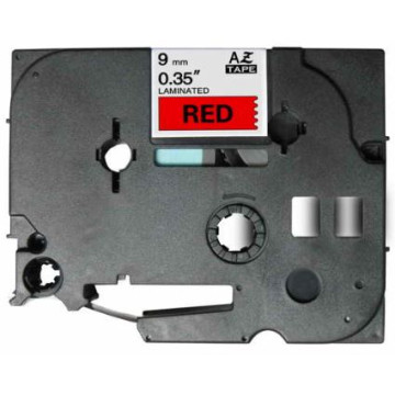 CINTA C BROTHER TZ421 09mm NEGRE/VERMELL