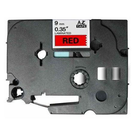 CINTA C BROTHER TZ421 09mm NEGRE/VERMELL