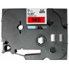 CINTA C BROTHER TZ421 09mm NEGRE/VERMELL
