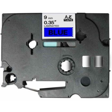 CINTA C BROTHER TZ521 09mm NEGRE/BLAU