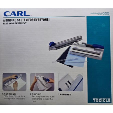ENCUADERNADORA WIRE-O CARL TZ34S