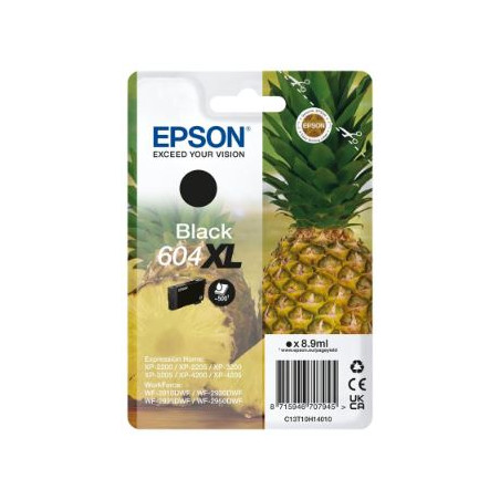 CARTUTX EPSON (C13T10H14010)(604XL) NEGRE 500f