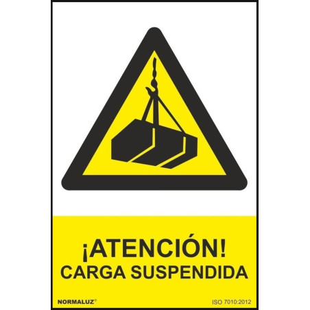 SENYAL PERILL "CARGA SUSPENDIDA" 210x300 PVC
