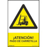 SENYAL PERILL "PASO DE CARRETILLA" 210x300 PVC