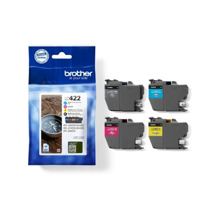 CARTUTX BROTHER (LC422VAL) PACK 4 COL 4x550f