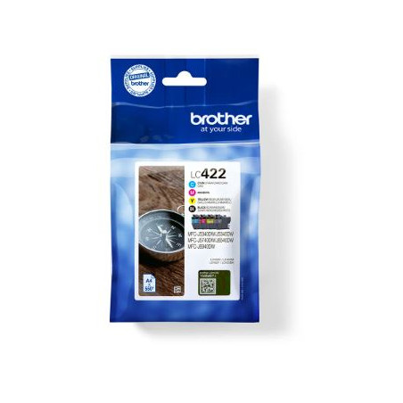 CARTUTX BROTHER (LC422VAL) PACK 4 COL 4x550f