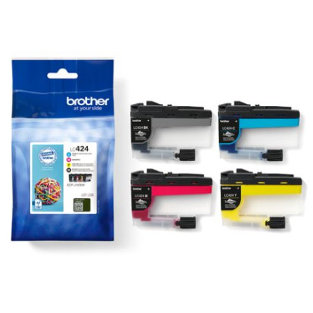CARTUTX BROTHER (LC424VAL) PACK 4 COL 4x750f