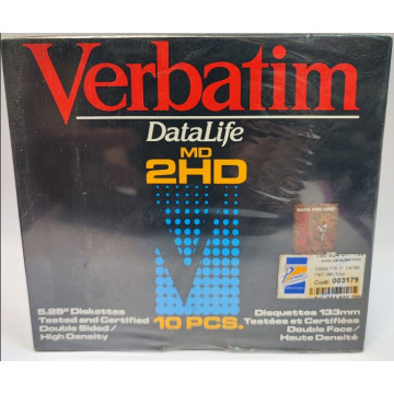DISKETTE 5" 1/4 HD FMT 3M (10u)