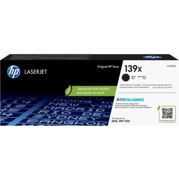 CARTUTX LASER H.P. (W1390X)(139X) NEGRE 4.000f