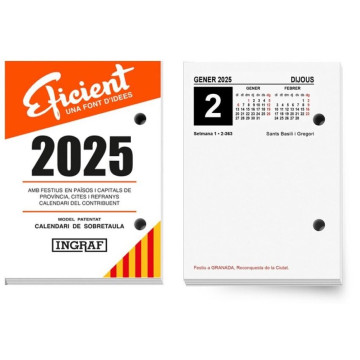 TACO CAL. EFICIENT CATALA ANY 2025 (EFI353435)