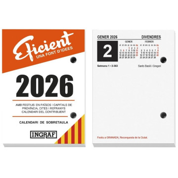 TACO CAL. EFICIENT CATALA ANY 2025 (EFI353435)