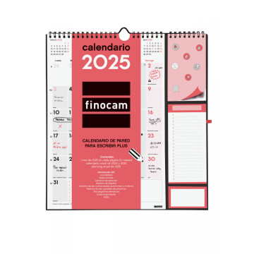 CALENDARI PARED ESP. M/V 300x330 APU. SP FINOCAM AÑO 2025 + BLOC