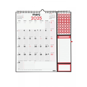 CALENDARI PARED ESP. M/V 215x325 APU. + BLOC CAT FINOCAM ANY 202