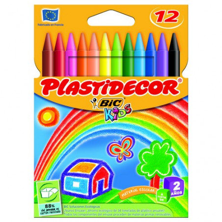 CERES PLASTIDECOR CAIXA 12 COLORS